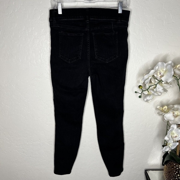 SPANX Ankle Pullover Straight Leg Jeans in Vintage Black Size M - Picture 4 of 8